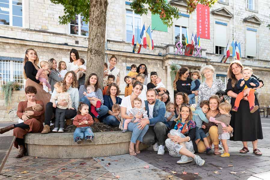 Familles réunies pour JAIFAIMJEMANGE Agen 2022 autour de l’allaitement et la maternité